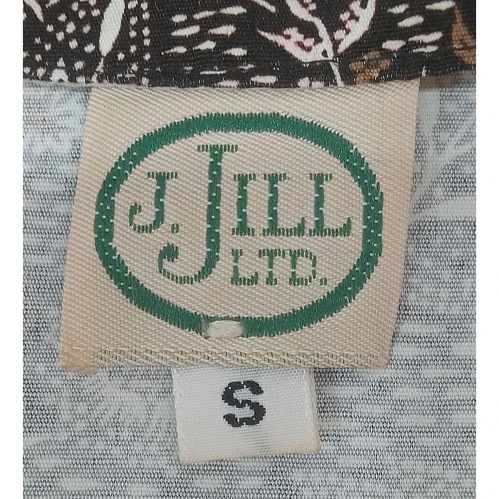 J.Jill Prairie Long Sleeve Maxi Dress Floral Lace Trim Cottagecore Vintage Small